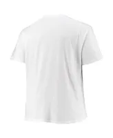 Fanatics Men's Branded White Cincinnati Bengals Big and Tall City Pride T- shirt