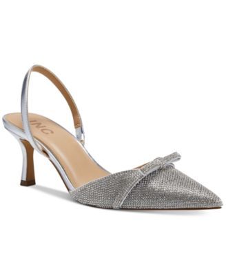 Women's Gelsey Slingback Kitten-Heel Pumps