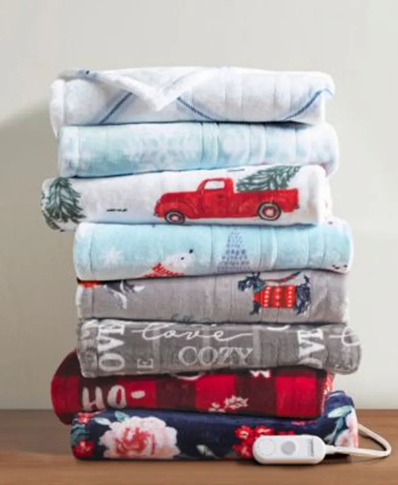 Premier Comfort Novelty Printed Electric Plush Throw, 50 x 60,, Created  for Macy's | Hawthorn Mall