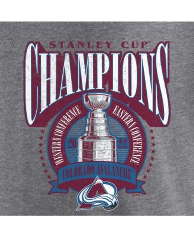 Men's Colorado Avalanche Fanatics Branded Heathered Charcoal 2022 Stanley  Cup Champions Locker Room T-Shirt