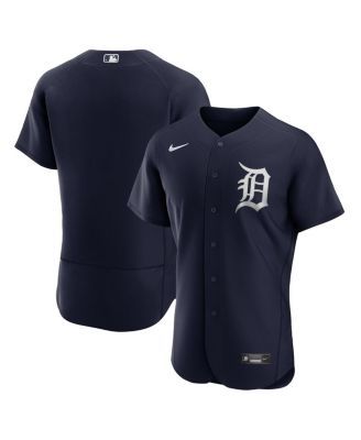 Men's Detroit Tigers Nike Navy Alternate Authentic Logo Team Jersey