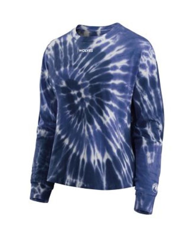 Women's WEAR by Erin Andrews Navy Dallas Cowboys Tie-Dye T-Shirt