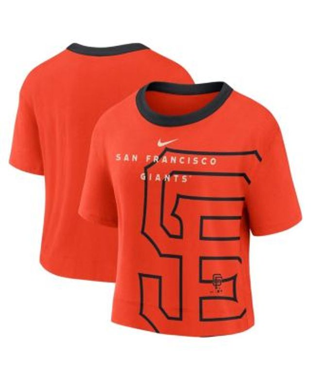 Nike Women's Orange San Francisco Giants City Connect Wordmark T-shirt