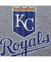 Soft As A Grape Inc. Kansas City Royals Youth Grey #1 Design Long Sleeve Hoodie, Grey, 100% Cotton, Size M, Rally House