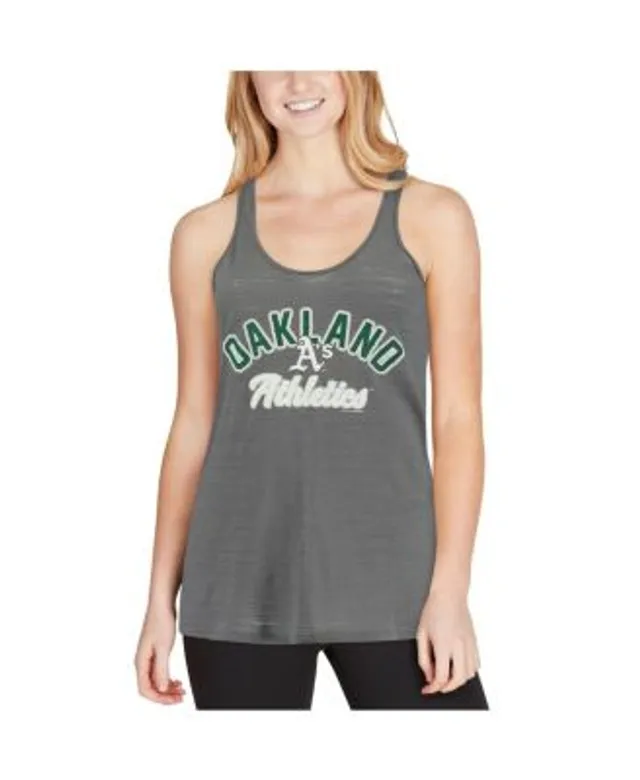 Women's G-III 4Her by Carl Banks Green Oakland Athletics Clubhouse Tank Top  - Yahoo Shopping