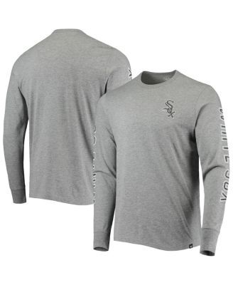 Chicago White Sox '47 1900 Inaugural Season Vintage Raglan 3/4-Sleeve T- Shirt - Heathered Gray/Black