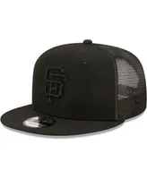 San Francisco Giants New Era Tie-Dye Wave Trucker 9FIFTY Snapback Hat -  White/Black