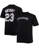 Kris Bryant Colorado Rockies Big & Tall Name & Number T-Shirt - Black