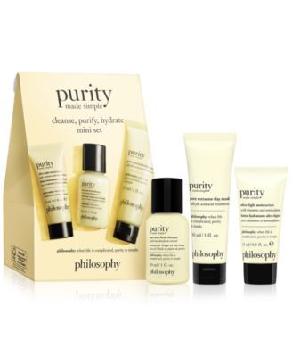 3-Pc. Purity Made Simple Cleanse, Purify, Hydrate Mini Set