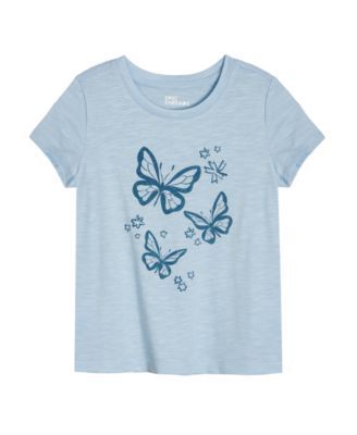 Girls Butterfly Graphic T-shirt