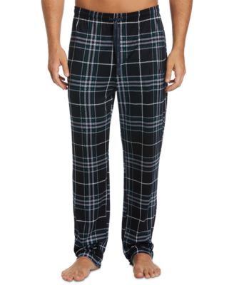 Men's Plaid Fleece Pajama Pants