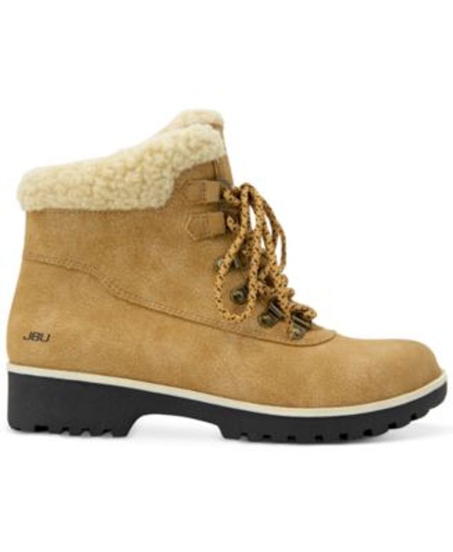 guess women's haler lace up combat booties