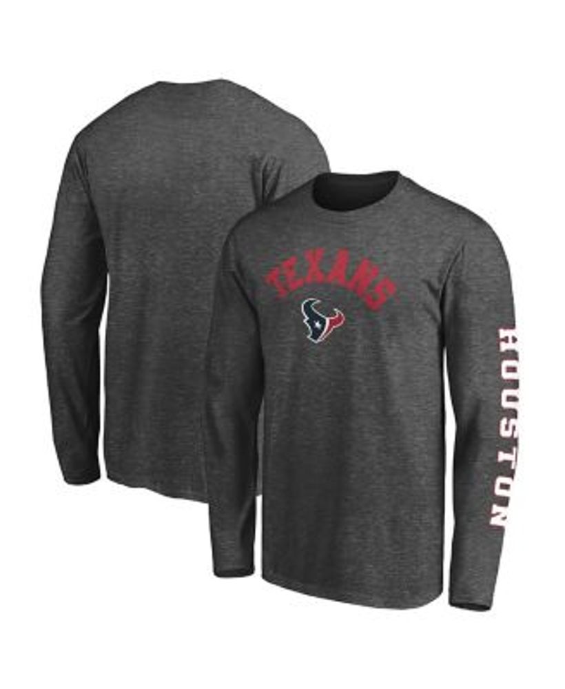 Houston Texans Fanatics Branded Big & Tall Practice Long Sleeve T-Shirt – Heathered Gray