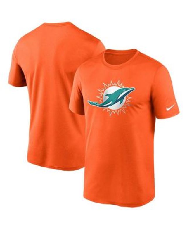 Men's Nike Aqua Miami Dolphins Logo Essential Legend Performance T-Shirt