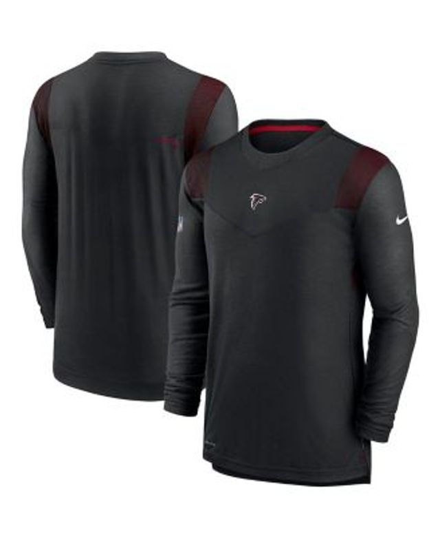 Men's Baltimore Ravens Nike Black Sideline Team Issue UV Long Sleeve  Performance Polo