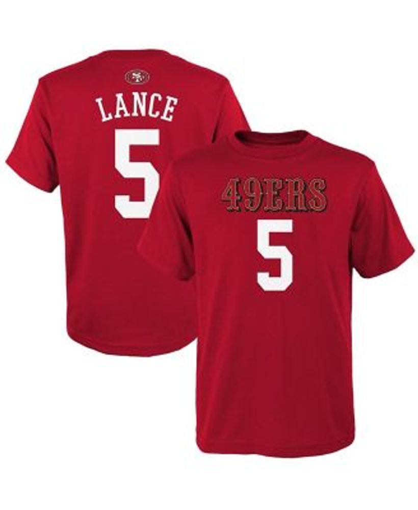 Youth Deebo Samuel Scarlet San Francisco 49ers Mainliner Player Name &  Number Long Sleeve T-Shirt