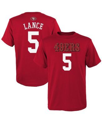 Youth Nike Trey Lance Scarlet San Francisco 49ers Alternate Game Jersey