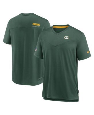 Men's Nike Heather Charcoal Green Bay Packers Legend Logo Performance T-Shirt Size: Small