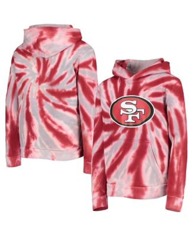 Youth Scarlet San Francisco 49ers Logo Pullover Hoodie