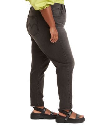 Trendy Plus Women's High-Waisted Mom Jeans
