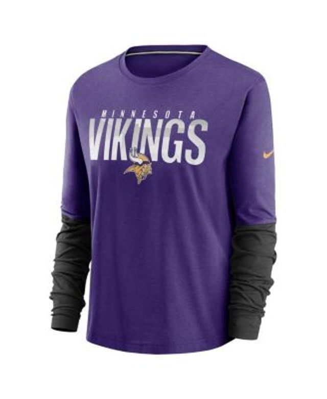 Minnesota Vikings DKNY Sport Women's Lauren Mesh Long Sleeve T