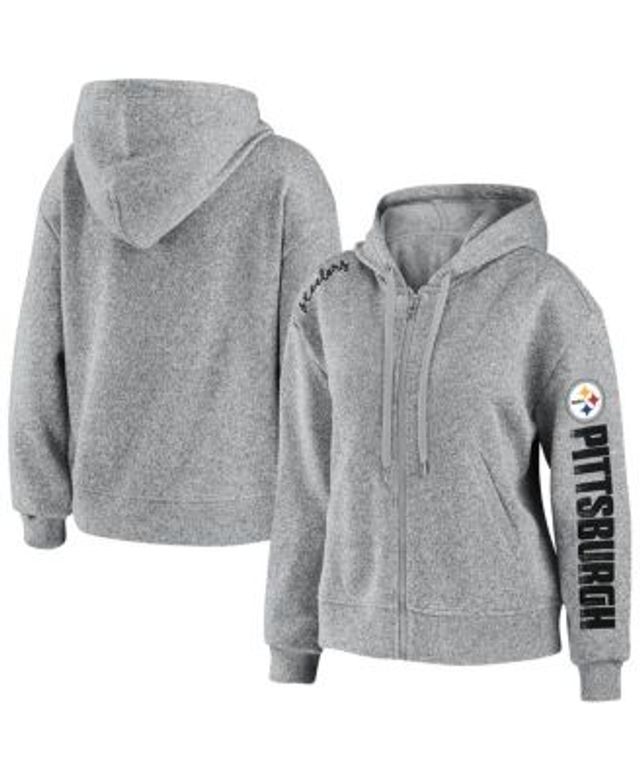 WEAR by Erin Andrews Heathered Gray Chicago Bears Team Full-zip