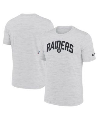 Las Vegas Raiders Nike Dri-Fit Cotton Long Sleeve Raglan T-Shirt