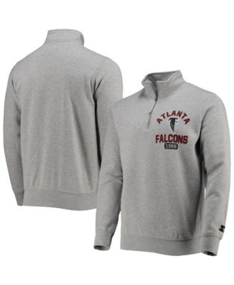 Starter Men's Red Atlanta Falcons Raglan Long Sleeve Hoodie T