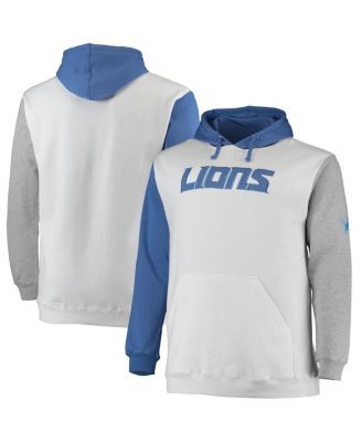 Men's Nike Blue Detroit Lions Sideline Athletic Stack Performance Pullover  Hoodie