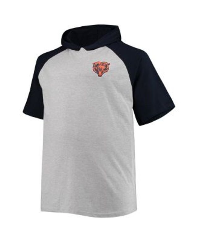 Men's Heathered Gray/Navy Denver Broncos Big & Tall Raglan Short