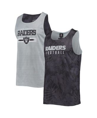 Las Vegas Raiders NFL Mens Gray Wordmark Sleeveless Top