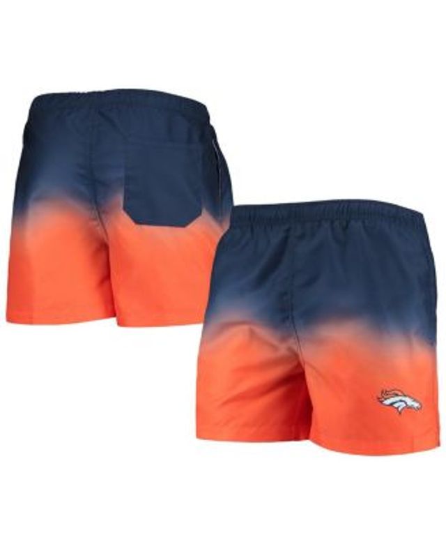 FOCO Men's Gray and Navy Dallas Cowboys Dip-Dye Swim Shorts - Macy's