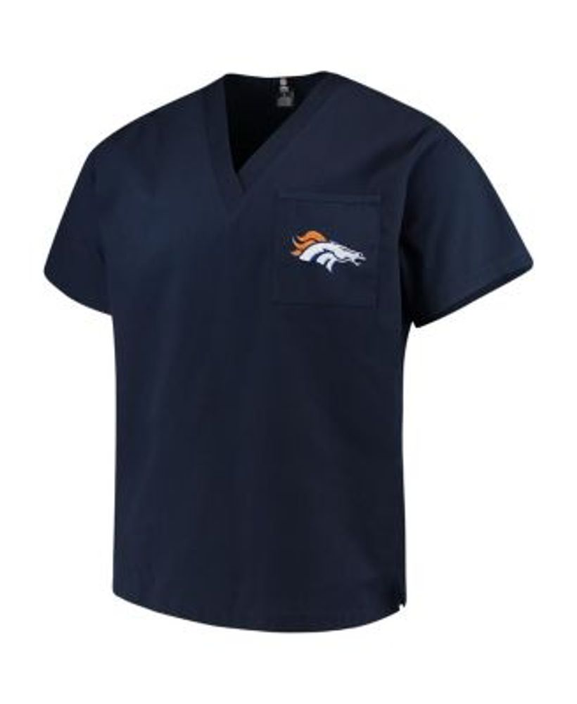 Concepts Sport Men's Navy Denver Broncos Scrub Top