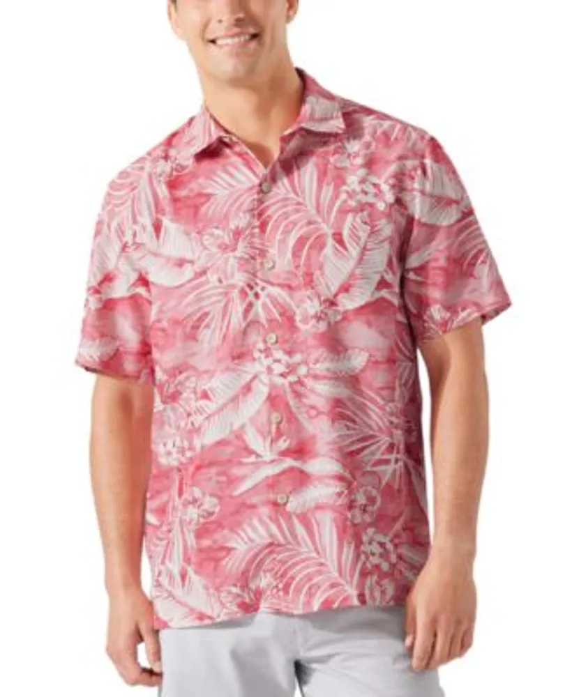 Tommy Bahama Men's Coconut Point Aqua Lush IslandZone® Camp Shirt