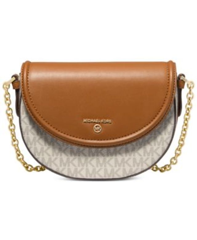 Michael Kors Signature Half Dome Chain Crossbody - Macy's