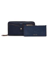 Slim Zip Wallet with Removable Insert