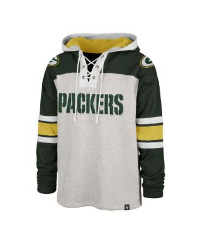 Green Bay Packers Youth Short Sleeve Pullover Hoodie - Heather Gray