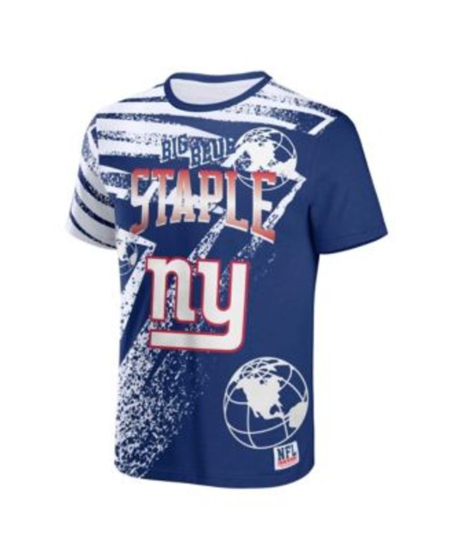 Men's NFL x Staple Blue New York Giants Logo Lockup T-Shirt