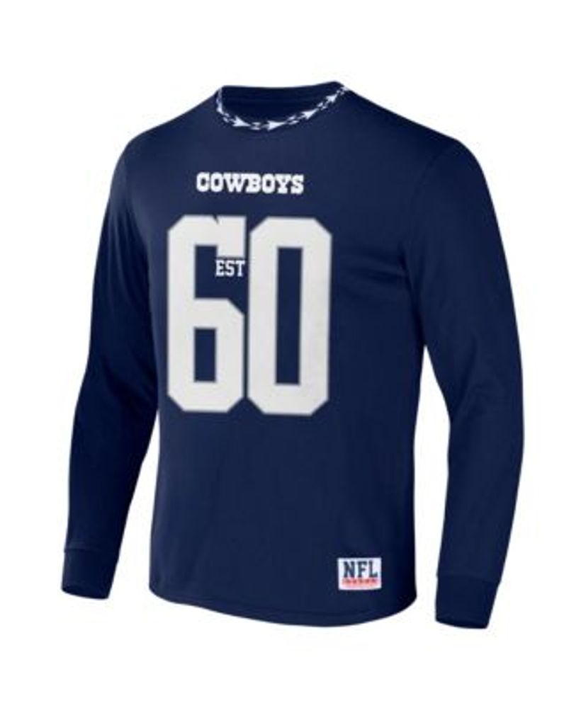 NFL Dallas Cowboys Men's Stack Long Sleeve Tee 