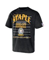 NFL Properties Men's NFL X Staple Black San Francisco 49ers Gridiron Short  Sleeve T-shirt