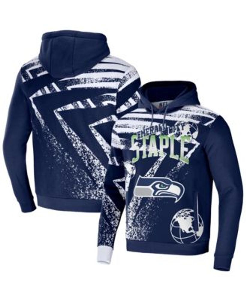 NFL Mens Seattle Seahawks Jacket, Blue, Large (Regular)