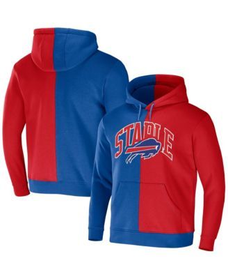 Buffalo Bills Nike Prime Logo Name Split Pullover Hoodie - Anthracite