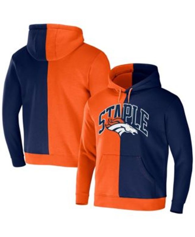 Men's NFL x Staple Navy Chicago Bears All Over Print Pullover Hoodie