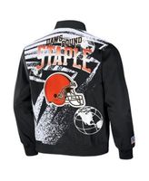 Men's NFL x Darius Rucker Collection by Fanatics Olive Cleveland Browns Long Sleeve Button-Up Shirt Jacket