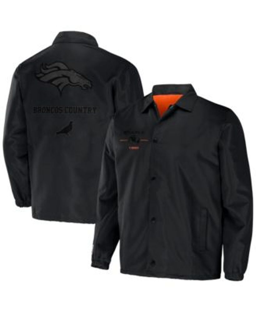 Lids Denver Broncos Starter Logo Extreme Full-Zip Hoodie - Orange/Navy