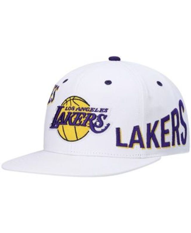 Los Angeles Lakers Mitchell & Ness x Lids Classic Canvas Snapback Hat - Tan