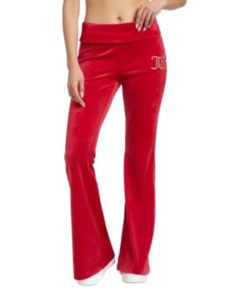 Juicy Couture Satin Pyjama Trousers in Red
