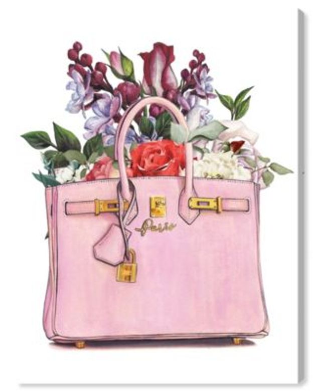 Oliver Gal Fashion Floral Trunk Giclee Art Print on Gallery Wrap