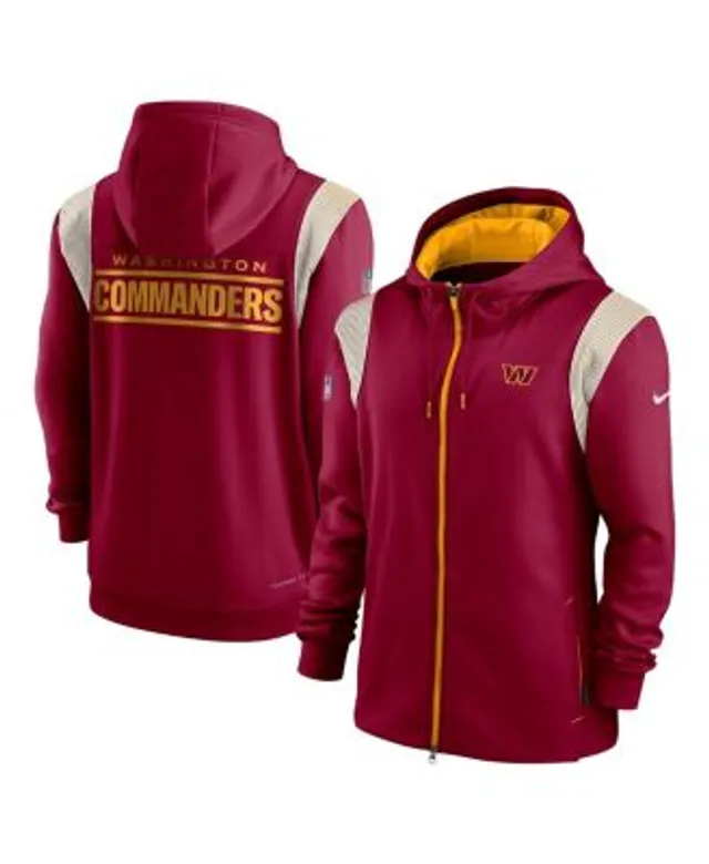 Nike Men's Burgundy Washington Commanders Surrey Full-Zip Hoodie