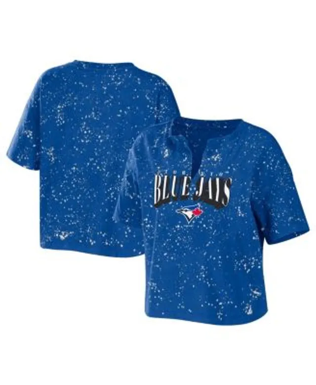 Women's WEAR by Erin Andrews Royal Buffalo Bills Tie-Dye Cropped